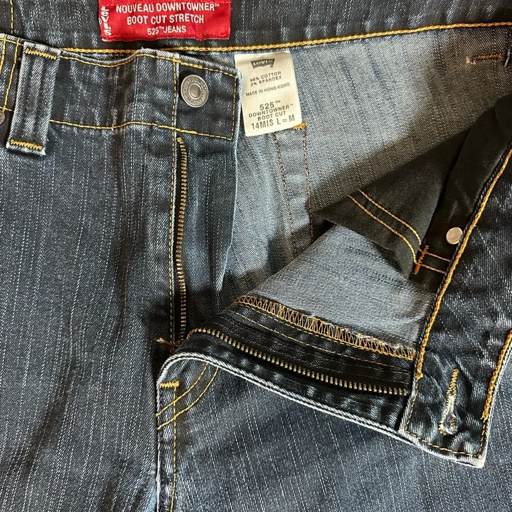 Levi’s 525 Jeans Womens 14 MIS L M Downtown Boot Cut Stretch MidRise - Picture 8 of 13